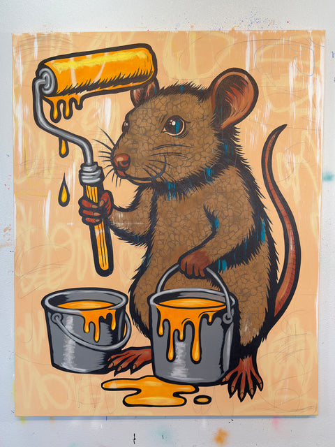 The Stencil Rat by Dillon Boy