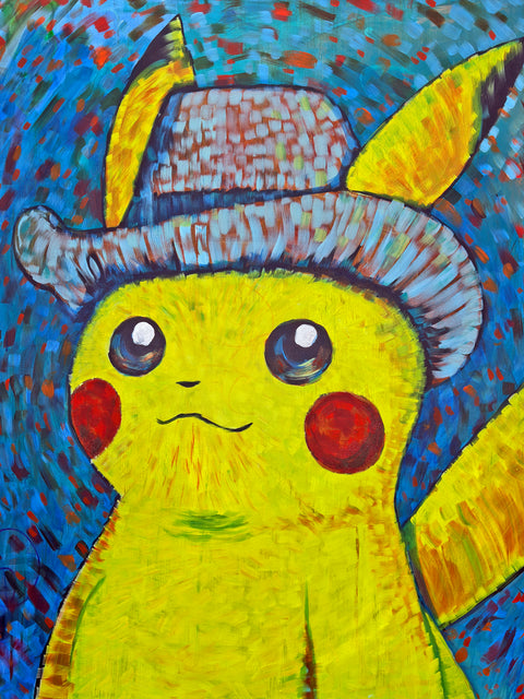 Pikachu in Hat by Dillon Boy