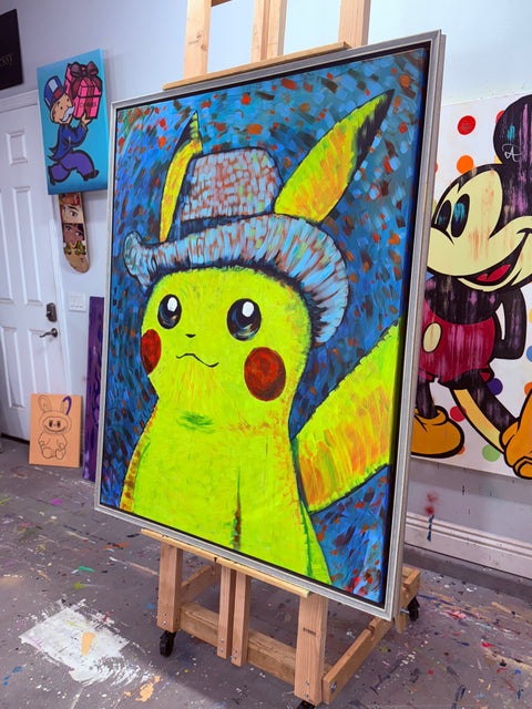 Pikachu in Hat by Dillon Boy