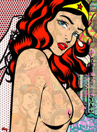 Nude Wonder Woman (Ginger)